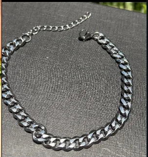Plain Silver Chain Bracelet