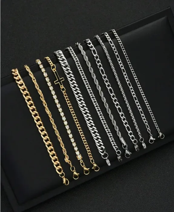 Gold & Silver Link Bracelet