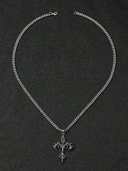 Gothic Cross Pendant Chain